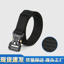 3.8CM眼镜蛇快拆战术腰带 可调节塑料插扣尼龙编织皮带批发
