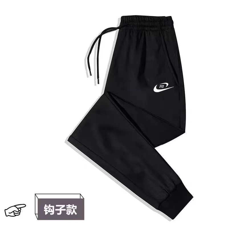 Otoño e invierno pantalones forrados de lana pantalones casuales de los hombres Pantalones deportivos de moda de los hombres pantalones cortos harén tobillo-atado pantalones de estudiante de los hombres