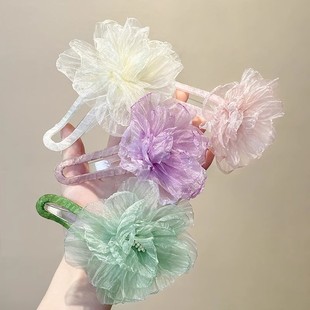 Super Fairy Handmade Mesh Flower Lace Brooch, Forest Camellia Brooch, Fashionable Elegant, Versatile Corsage Accessories