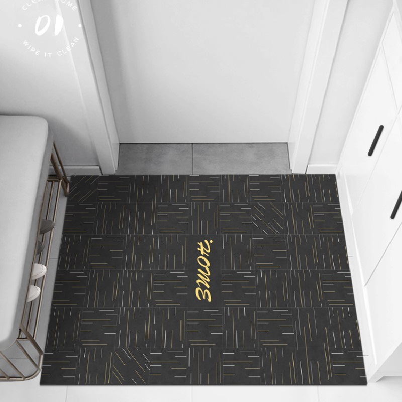 Alfombra de puerta PVC alfombra de la puerta estera de la puerta del hogar antideslizante alfombra de corte