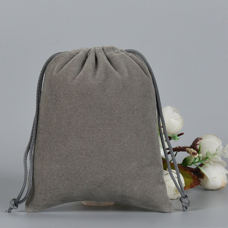 Bolsa de franela grande, embalaje de joyería, bolsillo con cordón de franela, bolsa con cordón de regalo, bolsa de franela de alimentación móvil para auriculares