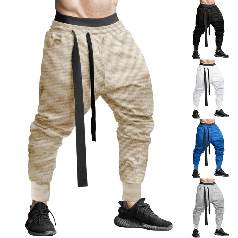 2024 New Versatile Breathable for Men's Leisure Outdoor Sports Loose Haren Pants_mkmklike.com