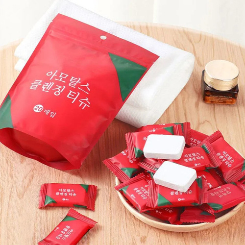 Disposable compressed towel pure cotton thickened cleansing towel face towel makeup remover cotton portable travel size for travel