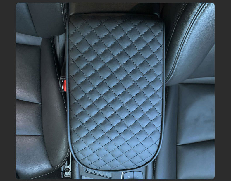Four-Season Universal Armrest Pad Car Armrest Box Booster Pad Interior Modified Car Armrest Box Pad Cross-Border Wholesale
