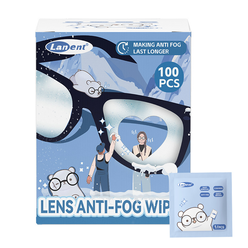 Toallitas húmedas para gafas, toallas húmedas de limpieza desechables anti-fog para pantallas de teléfonos móviles, toallas de limpieza de lentes de lentes