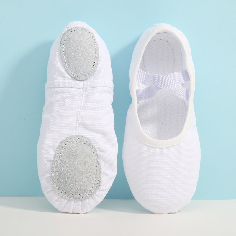 Zapatos de baile para niños sin cordones zapatos de baile para adultos de ballet de fondo suave para interiores práctica de baile zapatos de yoga zapatos de garra de gato para mujeres