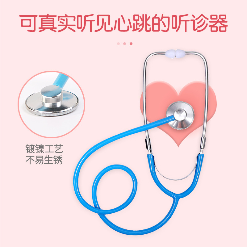 Niños jugar casa juguetes médicos traje pequeño doctor enfermera niños y niñas estetoscopio inyección bebé juguetes