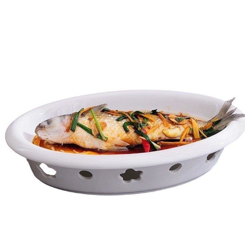 酒店用品餐具陶瓷吉祥明炉蜡烛炉加热炉热菜盘农家乐特色汤盘干锅|undefined