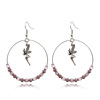 Earrings, agate accessory, wholesale, European style