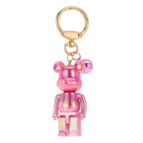 Cross-Border Acrylic Colorful Bear Keychain Fashion Car Bag Keychain Pendant Gift Foreign Trade Wholesale