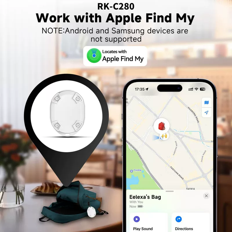 AirTag anti-loss locator Bluetooth蓝牙定位防丢器GPS查找追踪