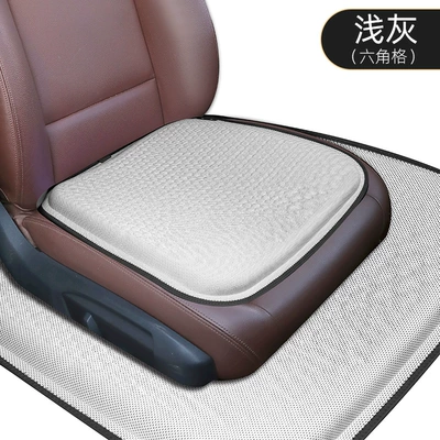 Summer Cool Breathable Seat Cushion – Cool pad - light-gray-hexagon-gel