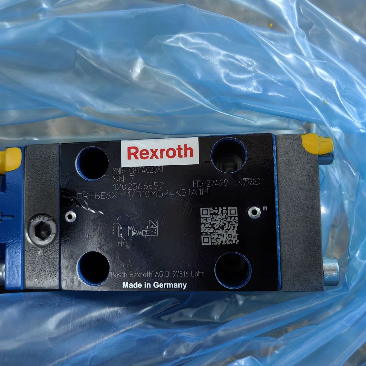 德国力士乐比例阀R901517467 4WREE6V16-3X/V/24F1