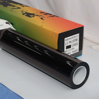 Tpu Color Changing Film Insulation: Auto Color Change Film - light-black-and-charming-red-152m15m