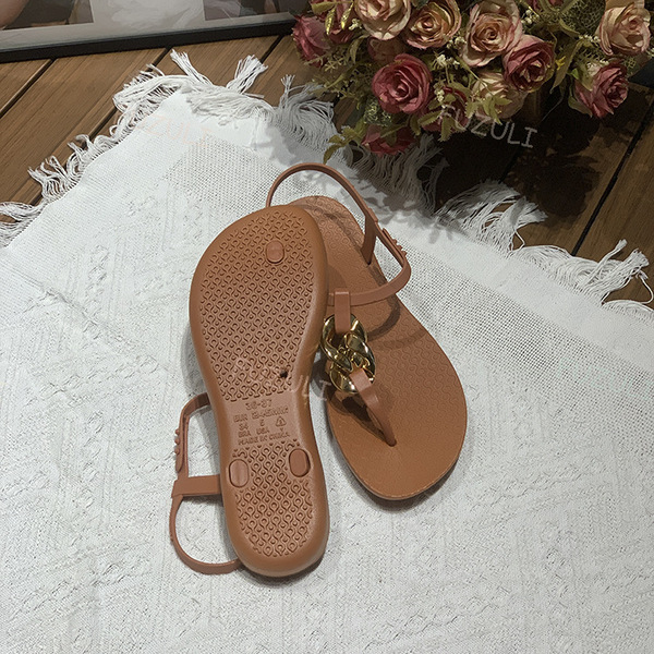 Women's summer beach sandals for leisure flat