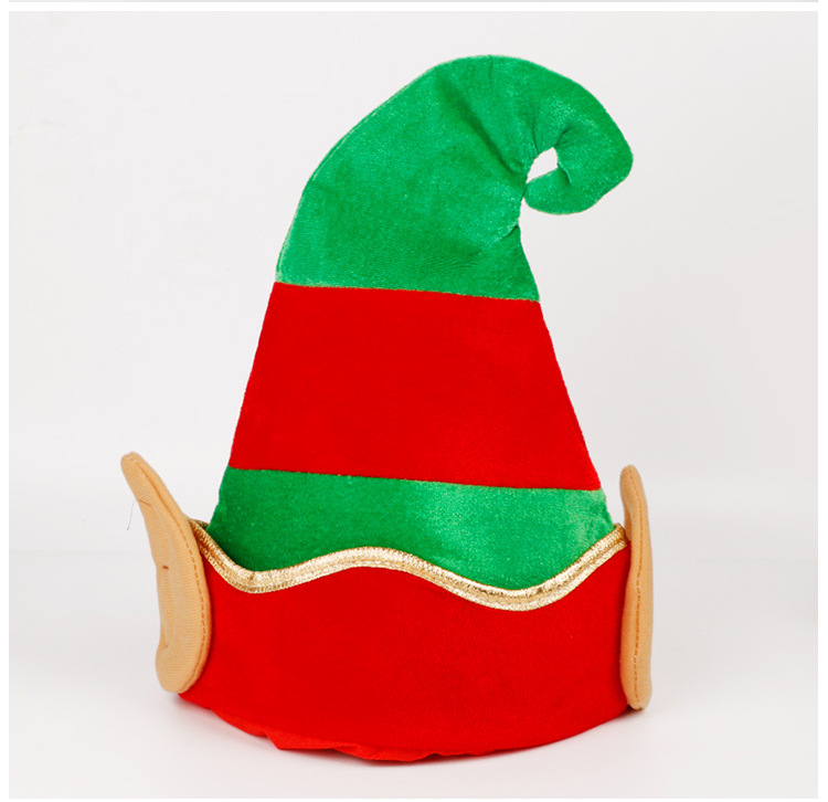Creatività decorativa Divertente gamba dei pantaloni rossi Bambini Adulti Cappello da elfo da clown natalizio Festa_voghion.com