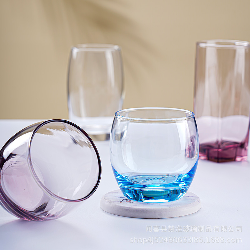 Taza de enjuague de vidrio, taza de cepillo de dientes, taza de lavado de lujo especial para parejas de alta gama, taza de lavado de alta calidad, logotipo