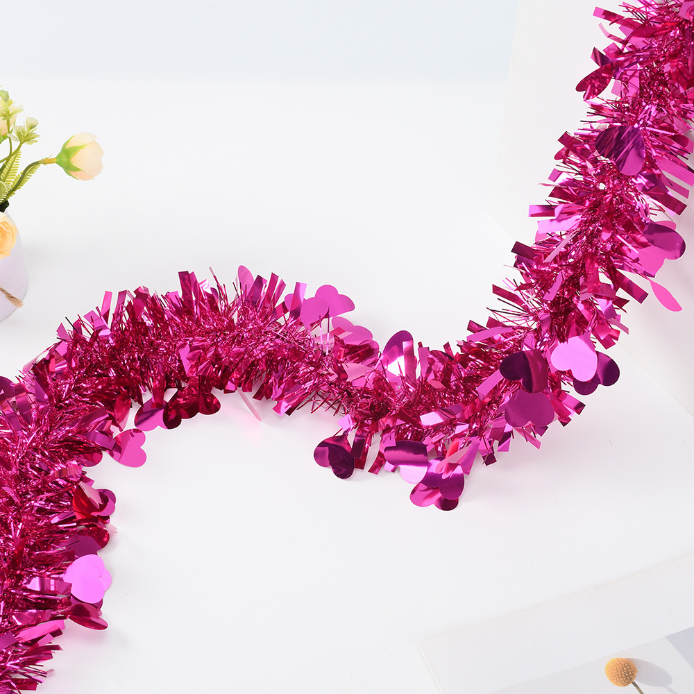 Transfronterizo Amazon Christmas Love Colgantes Decoración Telas de colores Festival Día del niño Telas engrosadas encriptadas