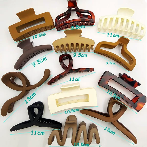 Grab clip large hair quantity matte hairpin exquisite hair accessories plate hairpin new headdress hairpin female shark clip wholesale