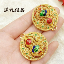 黄铜葫芦马上有钱好运葫芦日进斗金有福算盘百福缸钥匙扣配件批发