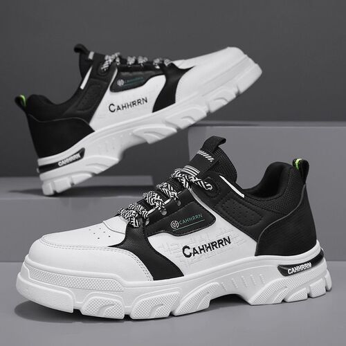 Men's Shoes 2025 Autumn: Men's Height-Increasing Sneakers for Sports & Work, Youthful Casual Low-Top Martin Boots