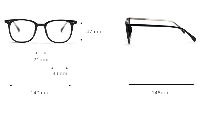 Fashionable Square Eyewear Frames For Students And Unisex Style_voghion.com