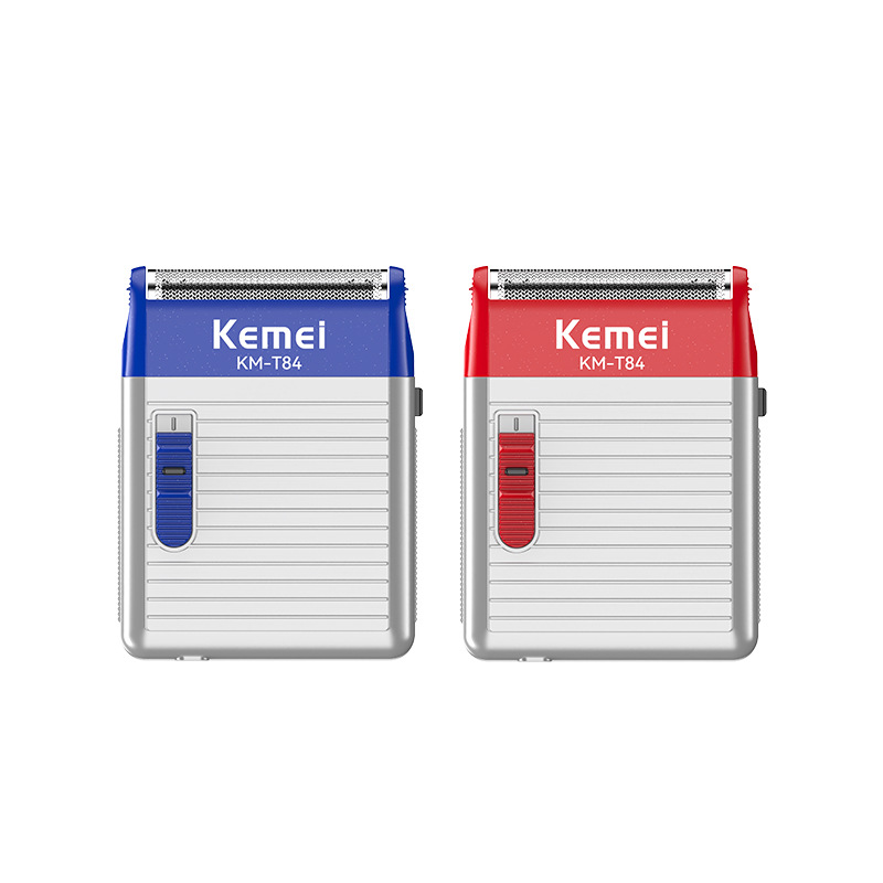 Kemei nueva máquina de afeitar eléctrica recíproca mini portable de bolsillo máquina de afeitar