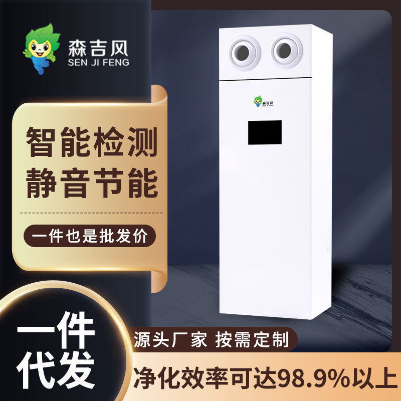 幼儿园教室新风机柜式落地式机房设备办公室内通风净化设备空气净