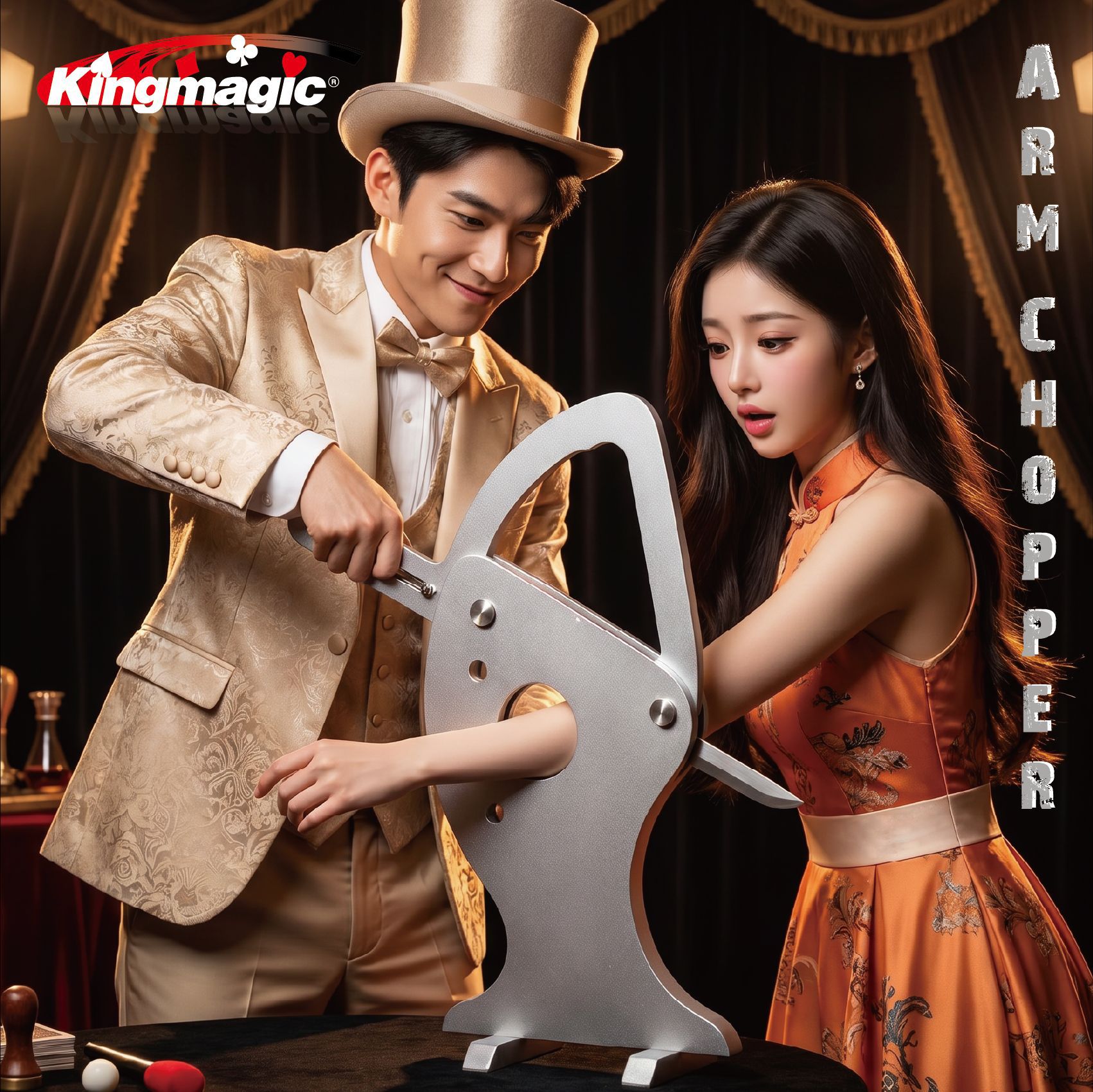 Magic Arm Cleaver Magic Arm Cutter KingMagic Magic Props Holiday…