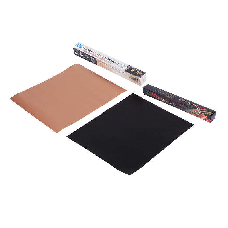 Suministro directo de fábrica papel de aceite de alta temperatura estera de la barbacoa estera de microondas placa de cocción de teflón papel de hornear resistente a altas temperaturas
