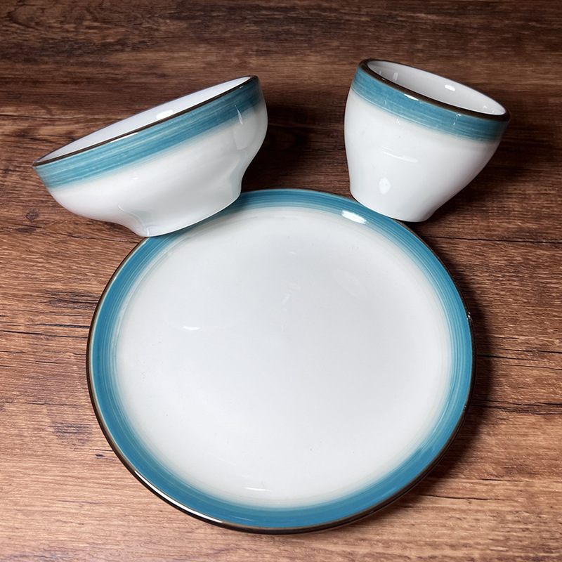 Ceramic antibacterial tableware