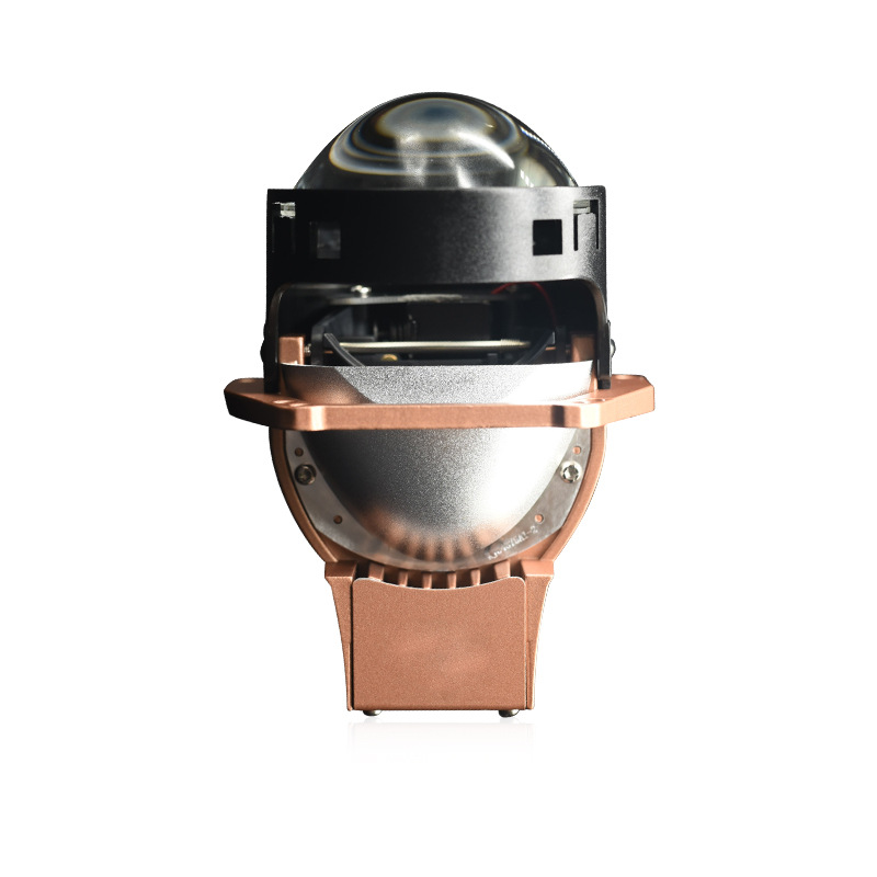 Faro Delantero para Automóvil de Alta Potencia de 70W con Lente Bifocal de 12+6 LED, Luz Alta y Baja Integradas, Luz Ultraconcentrada y Alto Brillo