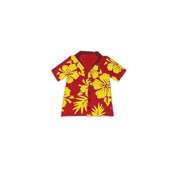 Cross-border Hawaiian Party Theme Cloth Stickers Cartoon Children's Decorative Patch New Cute Embroidered Cloth Stickers Wholesale