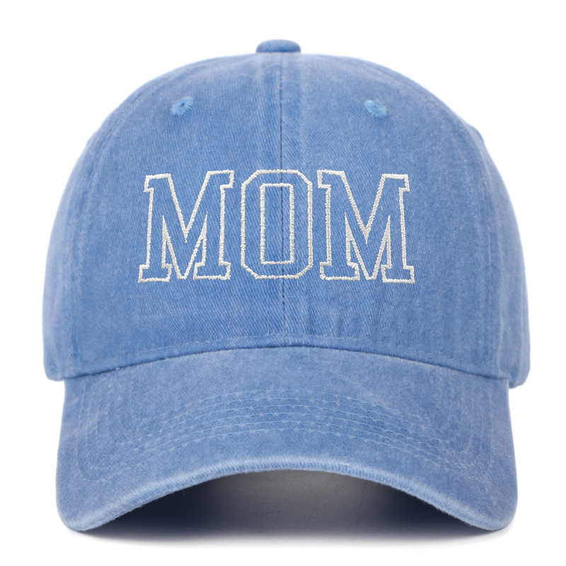 Amazon ベストセラー ウォッシュドコットン DAD MOM 刺繍ベースボールキャップ レトロ スポーツ レジャー ピークキャップ トレンディなサンハット|undefined