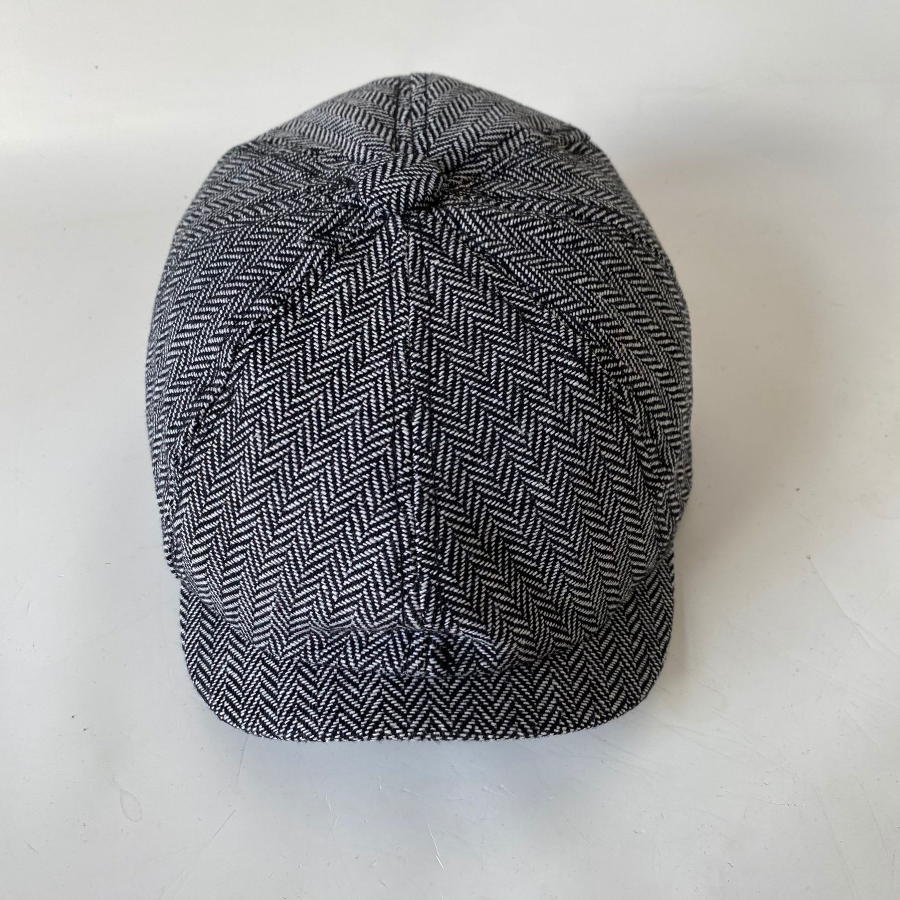 Unisex Herringbone octagon hat for men Newsboy Hat Retro forward hat beret tidal forward hat_voghion.com