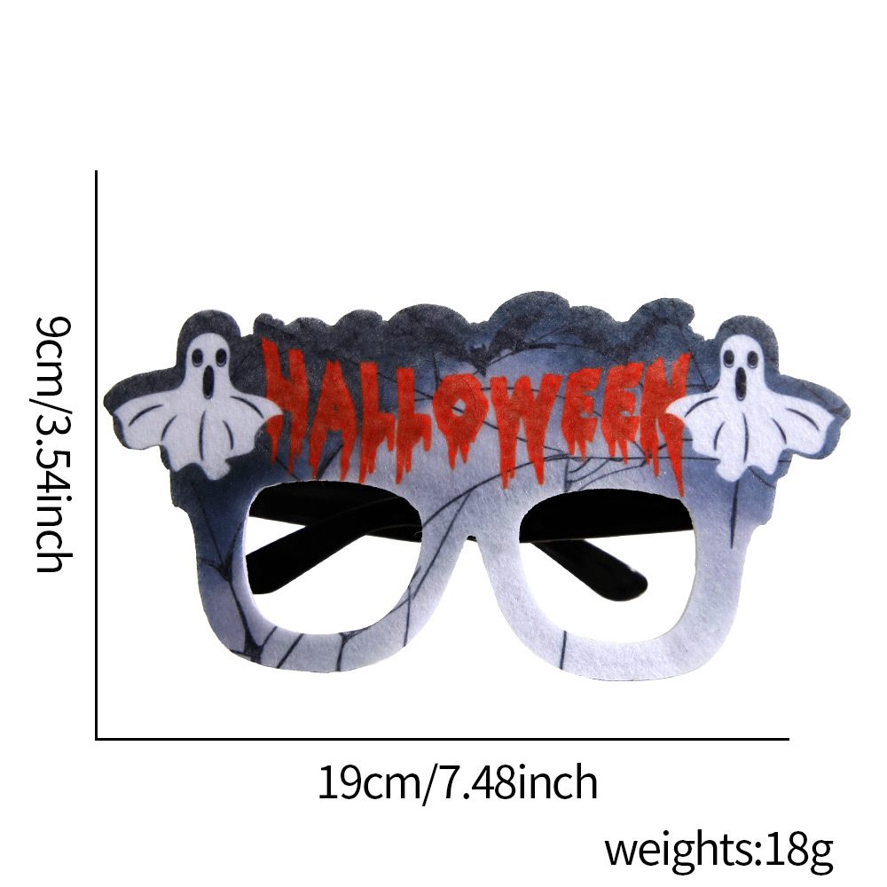 Araña calabaza gafas de dibujos animados Marco de vestir Gafas transfronterizas nuevas gafas de Halloween niños adultos fantasma Festival Fiesta Decoración