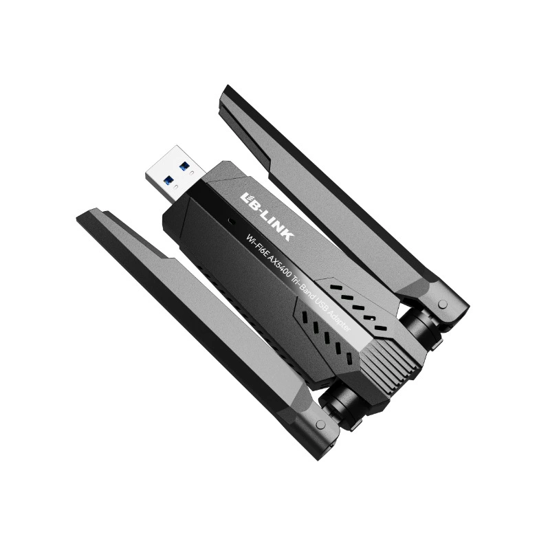 AX5400 беспроводной WiFi6E настольный компьютер USB3.0 беспроводной сетевой адаптер тройной диапазон 5G 6G WiFi приемник