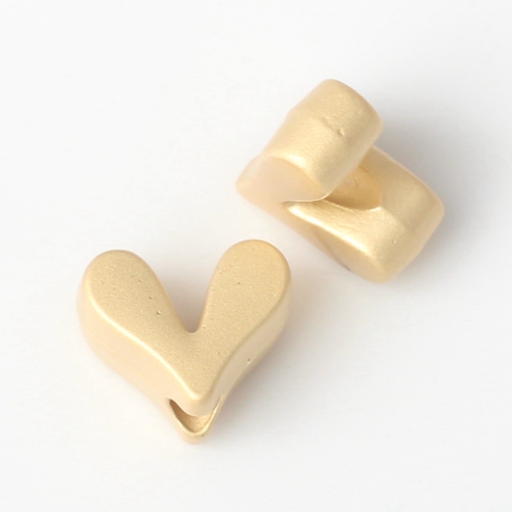 20 PCS/Package Alloy Heart Shape Beads display picture 1