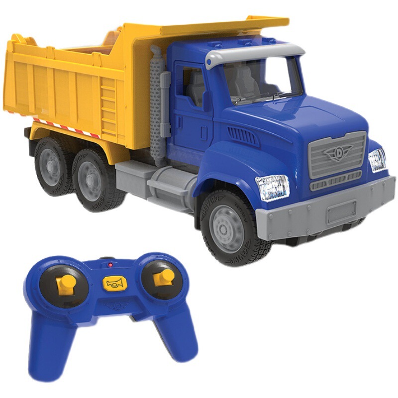 North American Driven children's remote control car toy mini electric engineering car recycling car mixing car boy sound and light