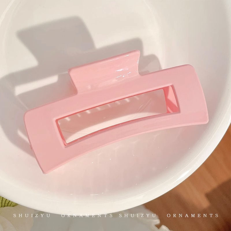 Simple helada updo clip de pelo de alta calidad horquilla femenina Cabeza trasera verano moda tiburón clip tocado ins estilo