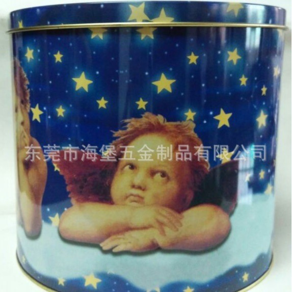 厂家直销圣诞铁罐;套装圣诞花铁盒礼品罐金属罐金属包装创意包装