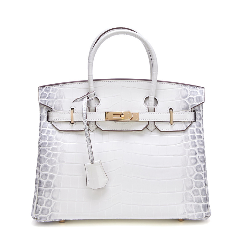 Commuting Genuine Leather Platinum Bag Crocodile Pattern Fashion Handbag Versatile Women's Large Bag Cowhide Shaped Shoulder Crossbody Bag Commuting Genuine Leather Platinum Bag Crocodile Pattern Fashion Handbag Versatile Women's Large Bag Cowhide Shaped Shoulder Crossbody Bag