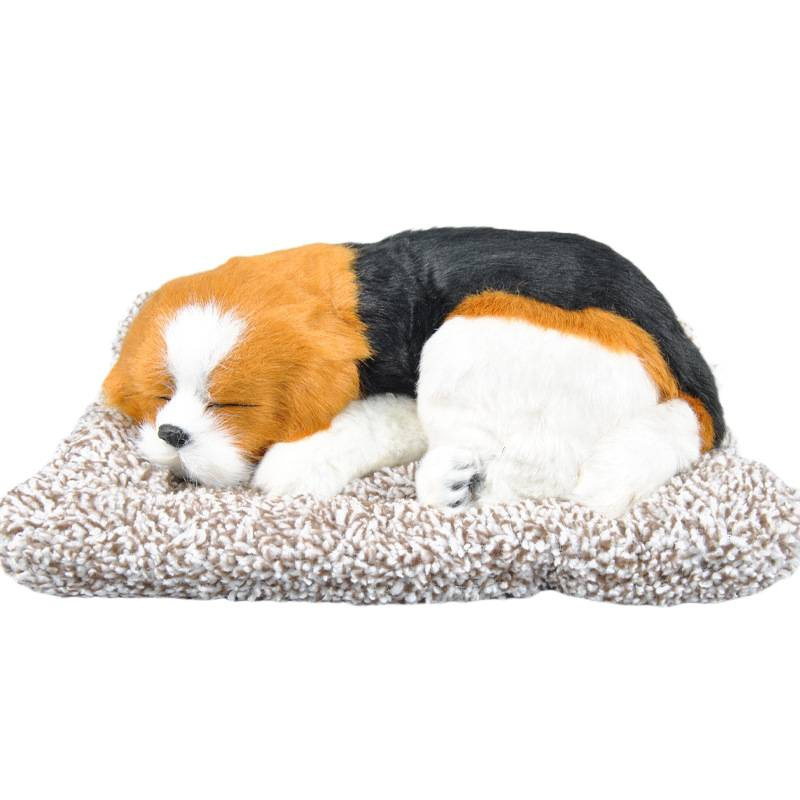 Decoraciones de automóviles adornos adorables accesorios de automóviles en línea nuevos animales de dibujos animados de perros simulados