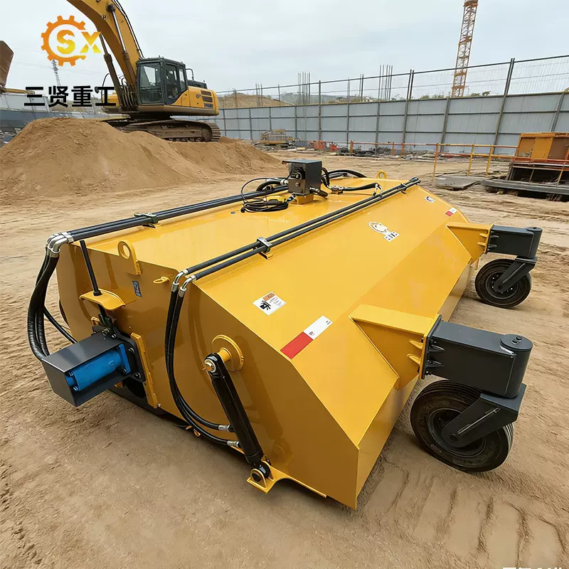 三贤厂家50装载机重型清扫器扫地机前进式不扬尘清扫利器