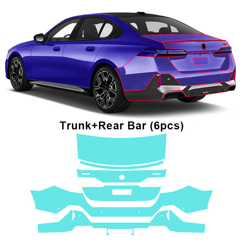 Cross-border exclusive for BMW 5 Series G60M Sports Edition TPU Invisible Paint Protective Film Anti-scratch Brightening Film