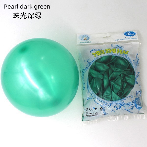 Globo mate personalizado de 10 pulgadas engrosado decoración de la sala de bodas decoración de la fiesta de cumpleaños globo de impresión de Navidad al por mayor