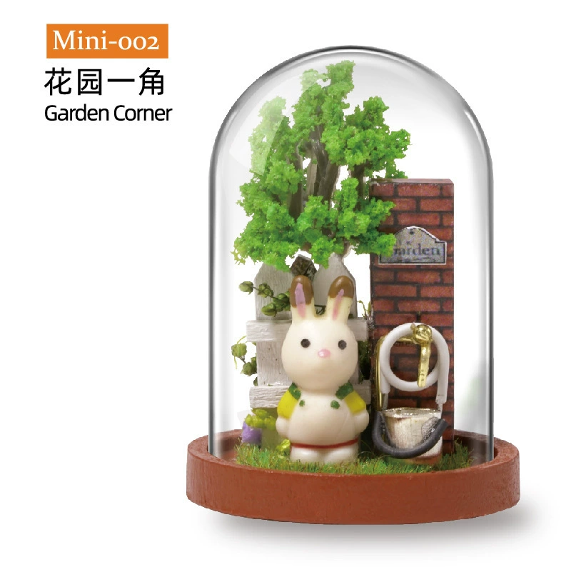 Маленький домик-конструктор, мини-фигурка, DIY дом