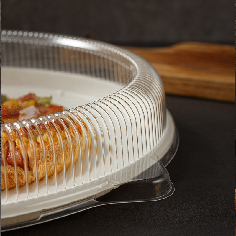 Plato de pizza desechable Plato de papel