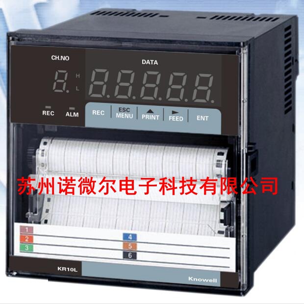 日本大仓新款KR10L有纸记录仪KR1006L蒸汽脉动灭菌柜水处理烘箱用