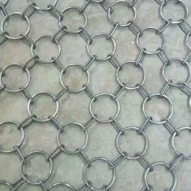 源头工厂单环单扣体育足球网链篮球铁网链8字扣镀锌网链